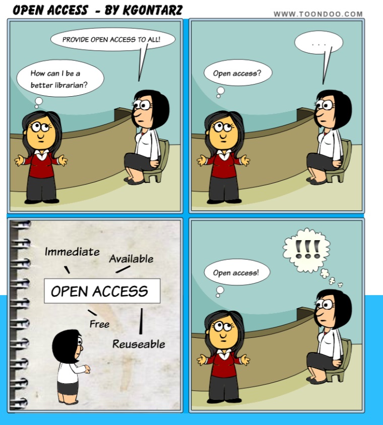 My open access comic strip